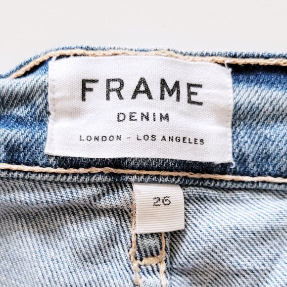 Frame Denim - Le Skinny de Jeanne Crop in Hightail Wash - Size 26 - Picture 6 of 12